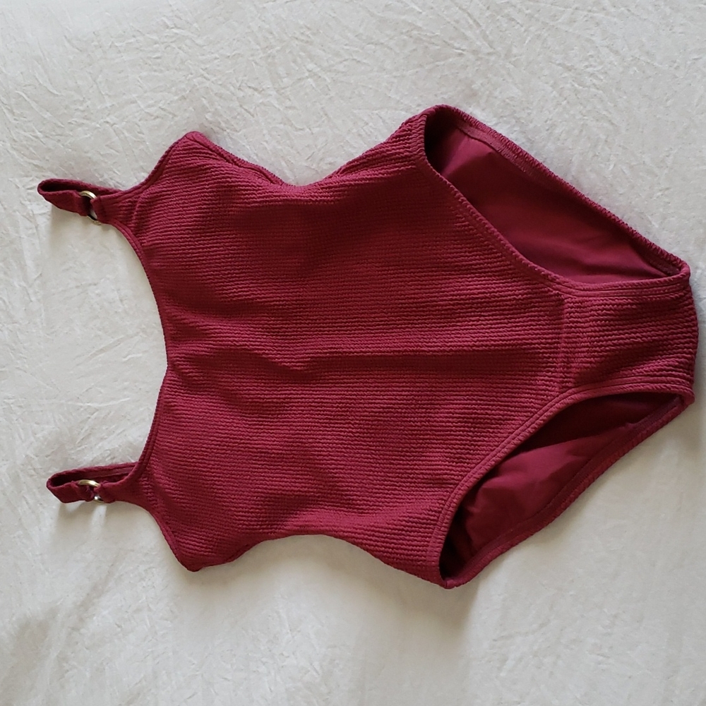 Michal Kors Bathing Suit Burgandy/Wine Size 8